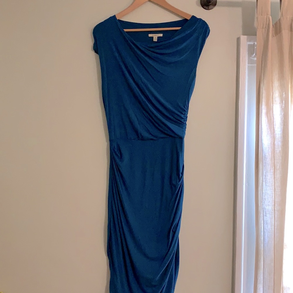 Anthropologie Bordeaux body-con dress